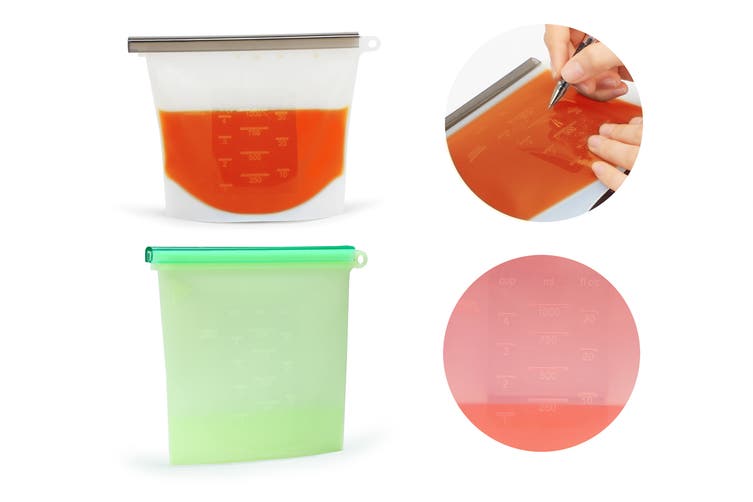 Ovela Silicone Eco-Friendly Zip Bags (8 Pack) - Refurbished Electronics at Tydi NZ