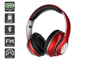 Kogan Pro Urban II Wireless Headphones (Metallic Red)