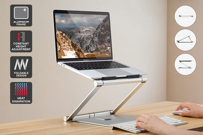 Kogan Aluminium Infinite Height Adjustable Laptop Stand
