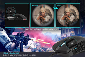 Kogan GMX RGB 10000dpi Modular Gaming Mouse