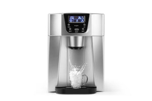 Kogan 2-in-1 Ice Cube Maker & Water Dispenser (Stainless Steel)