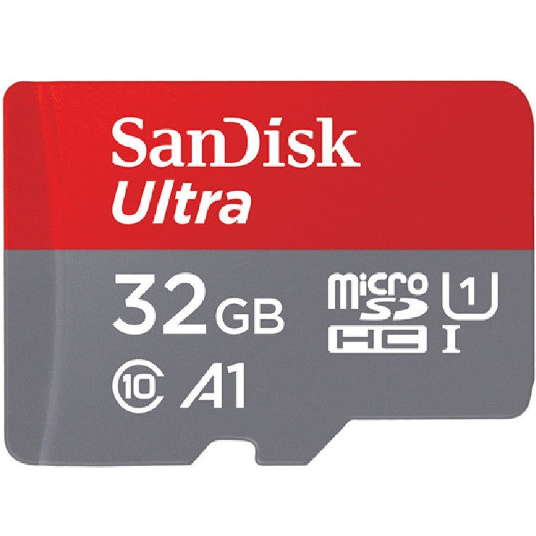SANDISK ULTRA A1 32GB MICROSDHC 98MB/S CARD WITH ADAPTER