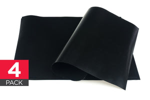 4 Pack Non-Stick BBQ Grill Mat (Black)