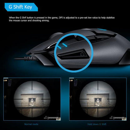 Logitech G402 Hyperion Fury FPS Gaming Mouse