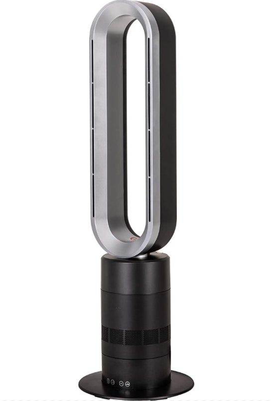 Tydi 18" Bladeless Fan Hot & Cold - Charcoal Silver