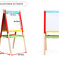Kids Double Sided Wooden Art Easel