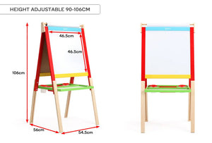Kids Double Sided Wooden Art Easel