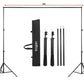 Kogan Photography Background Stand with 3 Backdrops Kit