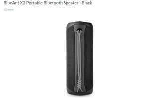 BlueAnt X2 Portable Bluetooth Speaker - Black