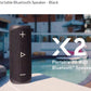 BlueAnt X2 Portable Bluetooth Speaker - Black