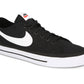Nike Men's Court Legacy Canvas Sneakers - Black/White