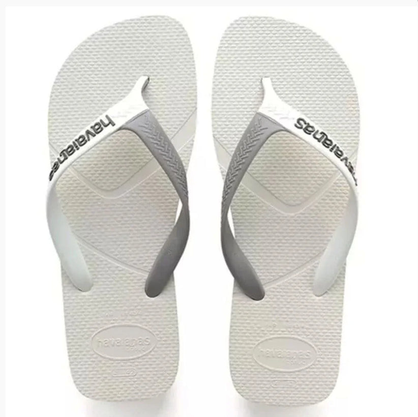 Fc White/Gray Men's Havaianas Casual Flip Flops
