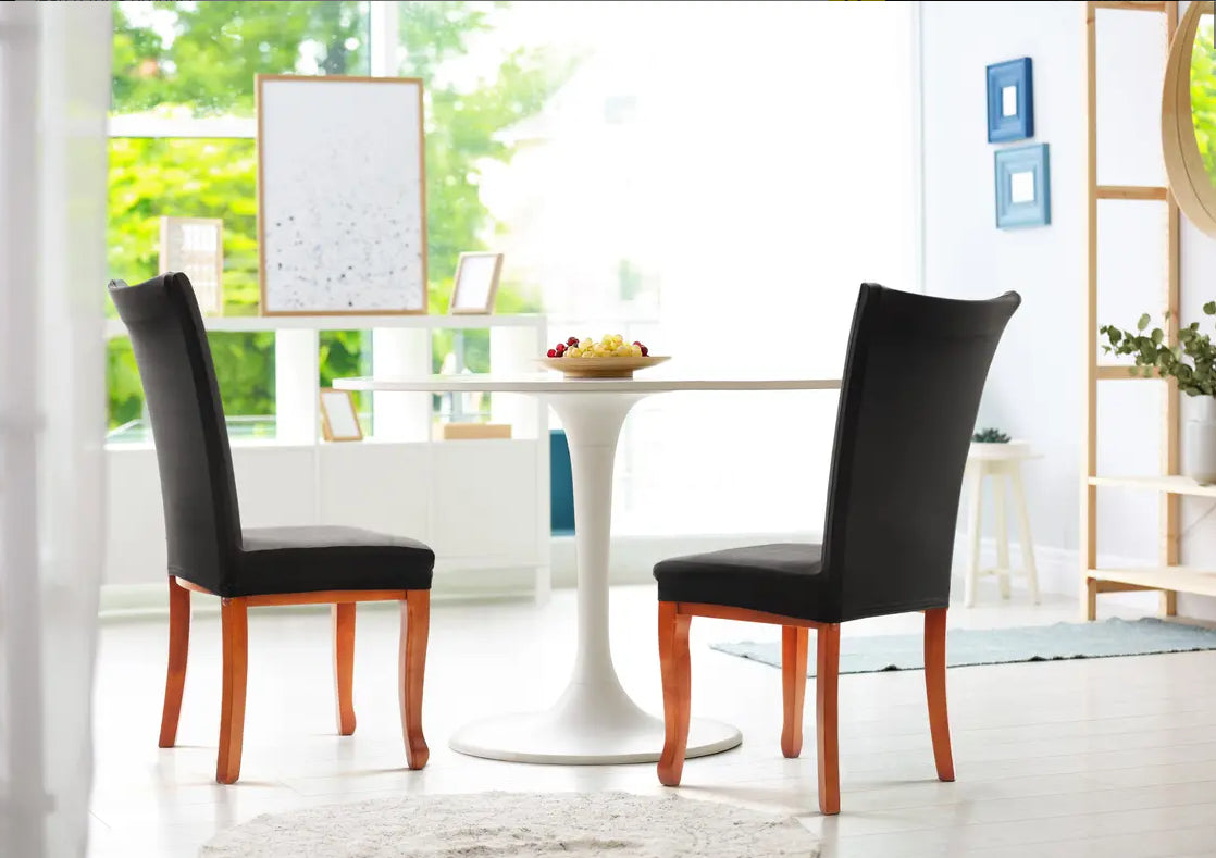 Ovela Pack of 8 Set Dining Chair Cover (Navy)