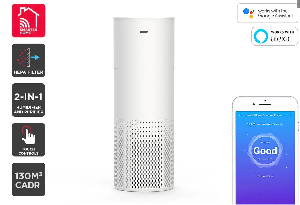Kogan SmarterHome™ Purifier & Humidifier Air Washer 2S+ with H13 Filter