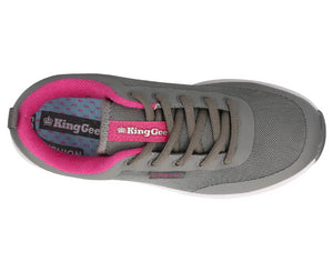 KingGee Women SuperLites Mesh Lace Shoe - Grey