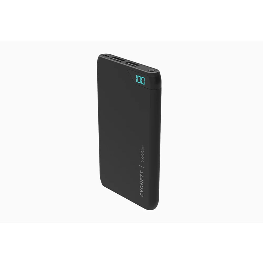 Cygnett 5,000mAh Portable Power Bank in Black