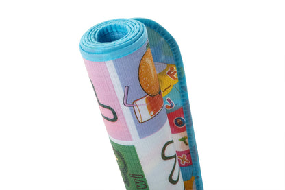 Reversible 2m x 1.8m Baby Floor Play Mat - Alphabet