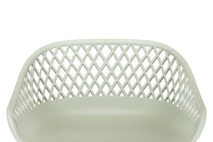 2pc Ovela Leerdam 150kg Bar Stools Perforated Backrest - Pastel Green