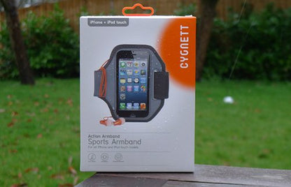 Cygnett CY0978CAACT Black Action Armband for iPhone 5 - 1 Pack - Retail Packaging - Black