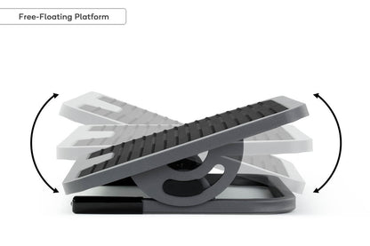 Ergonomic Premium Adjustable Footrest (Grey)