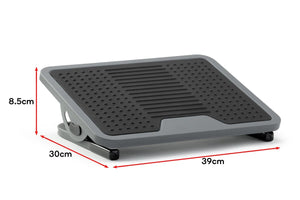 Ergonomic Premium Adjustable Footrest (Grey)