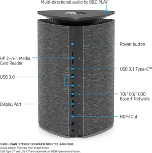 HP Pavilion Wave Quad i5-6400T 8GB RAM 2TB HDD Wifi BT Win10