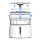 Pawever Pets 2L/21.6cm Triple Filter Water Fountain - White