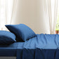 Ovela Hotel Quality 1000TC Cotton Rich Bed Sheets Set (Queen, Twilight Blue)