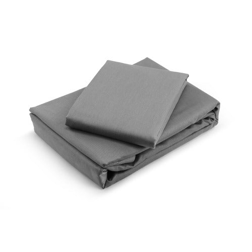 Trafalgar Hotel Quality Queen Bed 1200TC Cotton Rich Quilt Cover Set - Grey