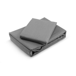 Trafalgar Hotel Quality Queen Bed 1200TC Cotton Rich Quilt Cover Set - Grey