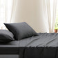Ovela 1000TC Cotton Rich Bed Sheet Set (Forged Iron, Queen)
