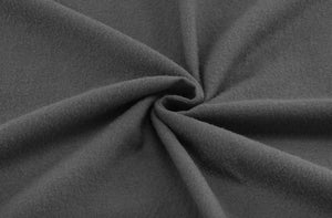 Ovela Cotton Flannelette Bed Sheet Set (Dark Grey, Queen)