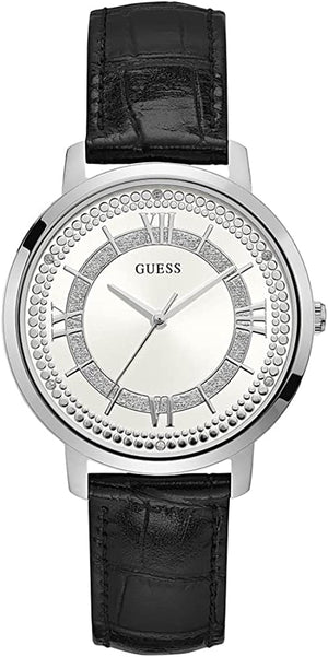 Guess Montauk Womens Analog Japanese Quartz Watch with Leather Bracelet W0934L2 - Refurbished Watch at Tydi NZ