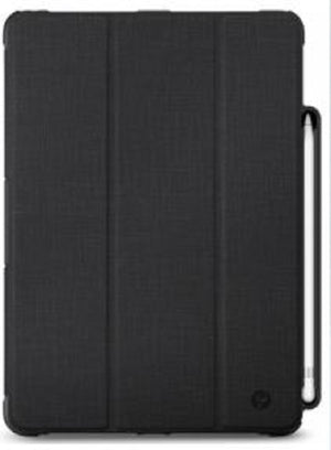 Sprout Fortress Case for iPad 10.2 G8 Black - 2M Drop Proof, Handsfree stand, Shock Proof Folio Desi