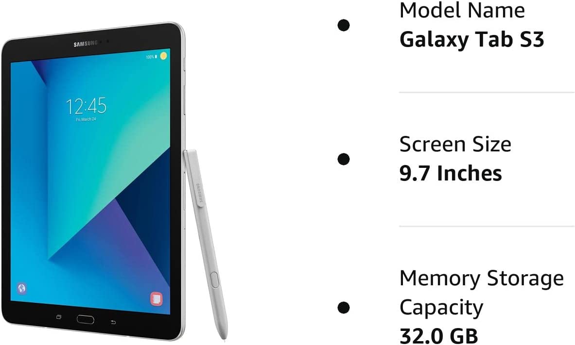 Samsung Galaxy Tab S3 SM-T820 9.7” Wifi Bluetooth Webcam Android 9