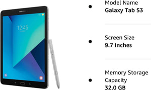 Samsung Galaxy Tab S3 SM-T820 9.7” Wifi Bluetooth Webcam Android 9
