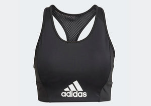 ADIDAS AEROREADY DESIGNED 2 MOVE LOGO PADDED SPORTS BRA TOP
