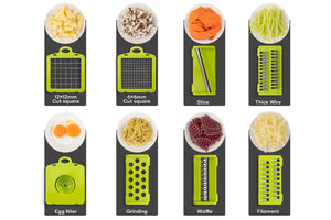 Ovela 8-in-1 Vegetable Chopper Mandoline Slicer