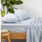 Bambury Spots Flannelette Bed Sheet Set - Blue (Single Bed)