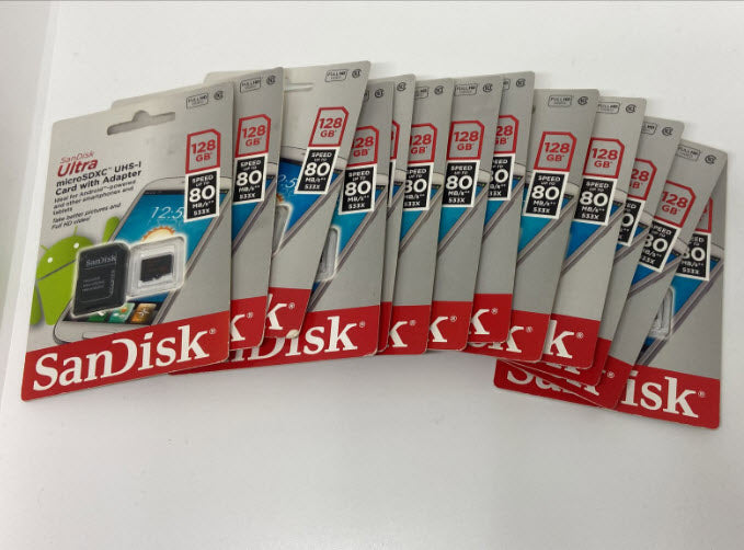 Ultra microSDXC 128GB Class 10 UHS-1 With Adapater x2