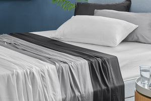 Ovela 100% Natural Bamboo Bed Sheets Set (Queen, Charcoal)