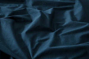 Ovela Aesop Stone Wash 100% Cotton Quilt Cover Set (Sky, Queen)