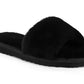 Outback UGG Shearling Slides (Black, Size 8M/9W US)