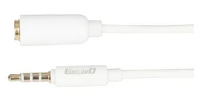 3.5mm 4 Pole Plug to 3.5mm 4 Pole Socket AV Extension Cable - 2m