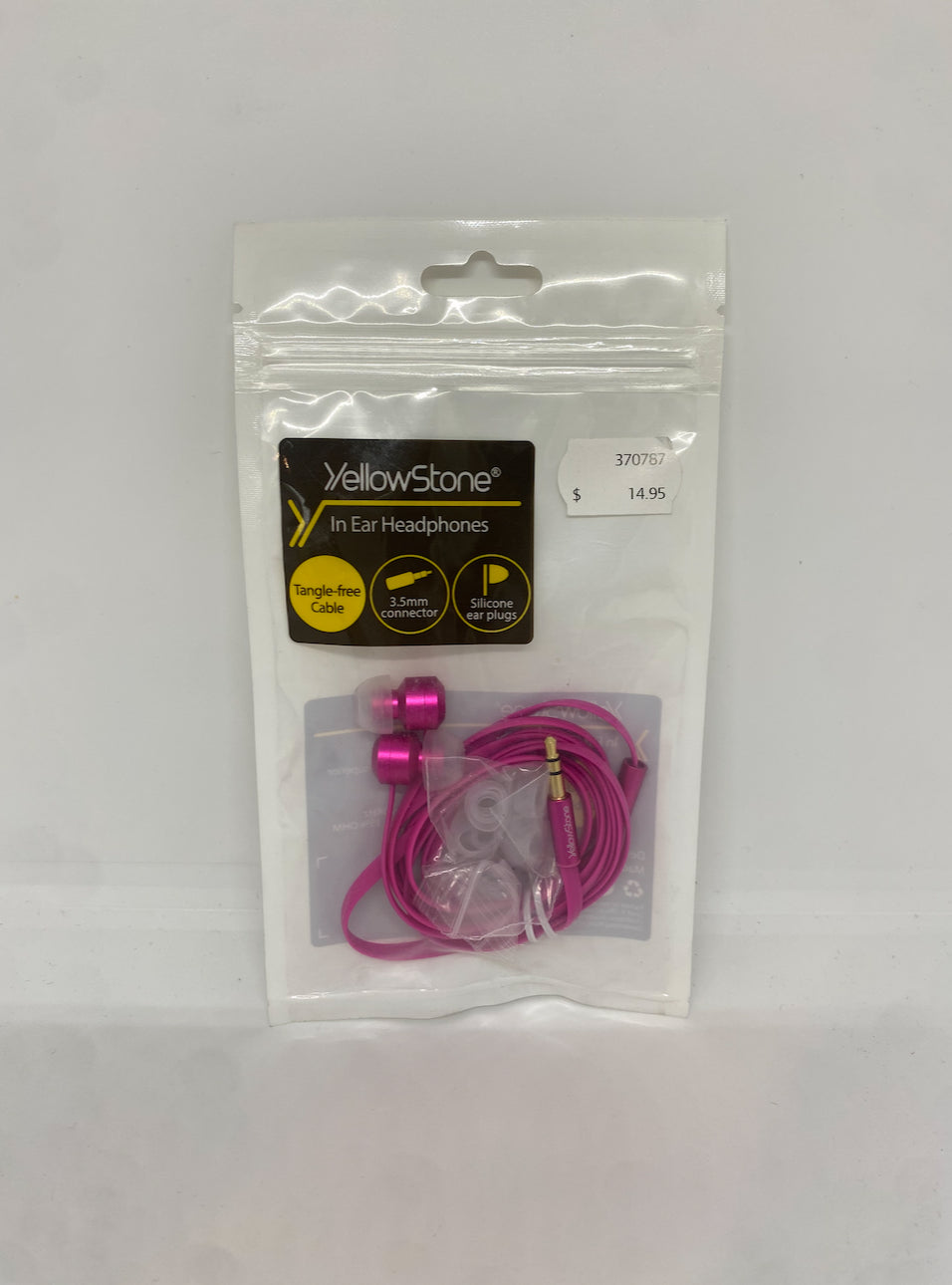 YELLOWSTONE In-Ear Headphones (Pink)