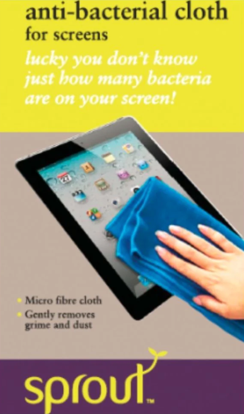SPROUT Antibacterial Cleaning Cloth For Screens - Refurbished Electronics at Tydi NZ