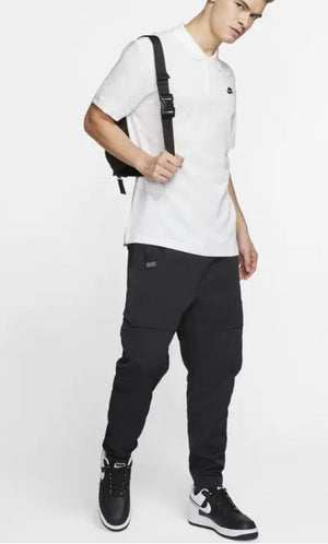 Nike Men's Club Pique Matchup Polo (White/Black, Size 2XL)