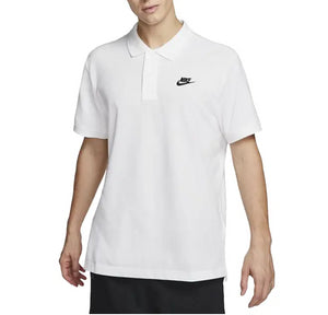 Nike Men's Club Pique Matchup Polo (White/Black, Size 2XL)
