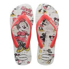 Havaianas Disney Stylish Flip Flops - White/Coral