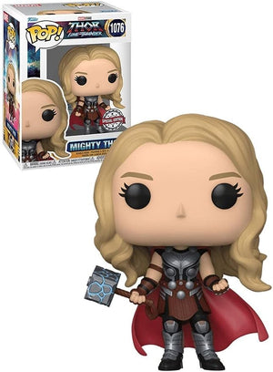 POP! Thor Love and Thunder: Mighty Thor Without Helmet (Marvel) Special Edition (Metallic)